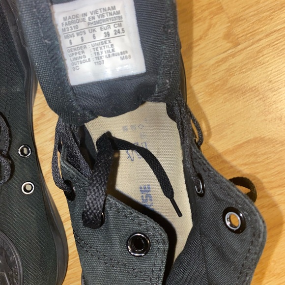 Black Hi Converses - Picture 3 of 3